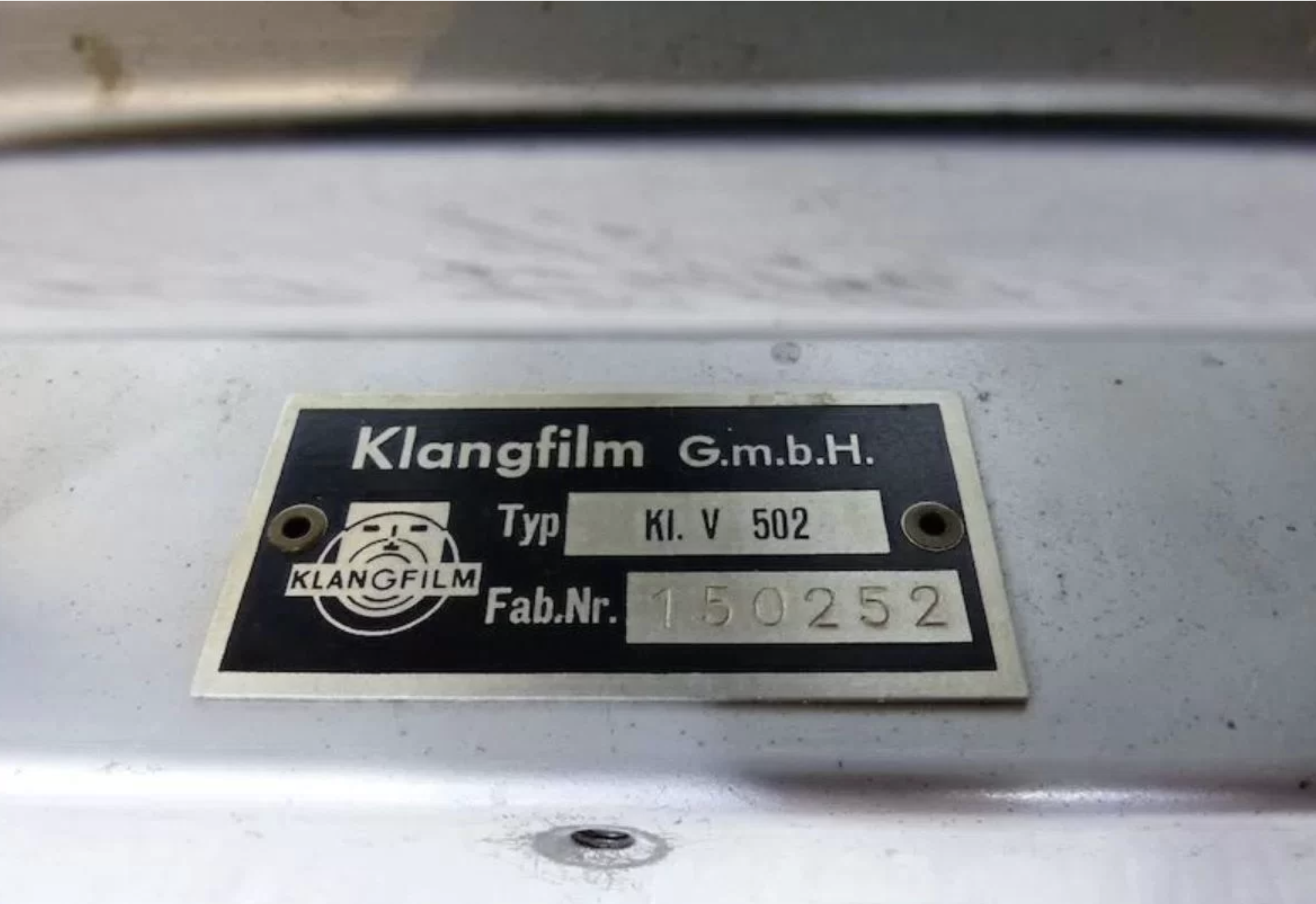 Klangfilm Kl. V 502 моноблоки 3
